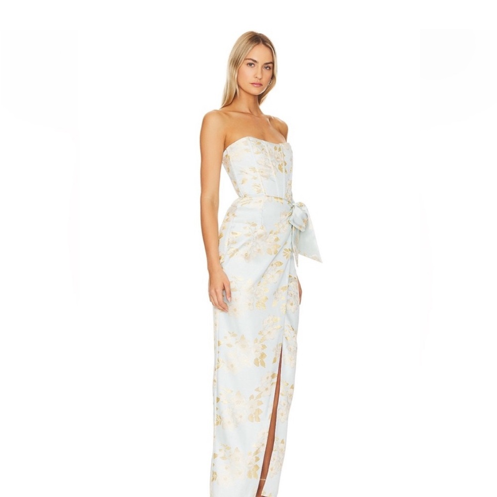 V. Chapman June gown in Ballard blue Baroque Floral size 4